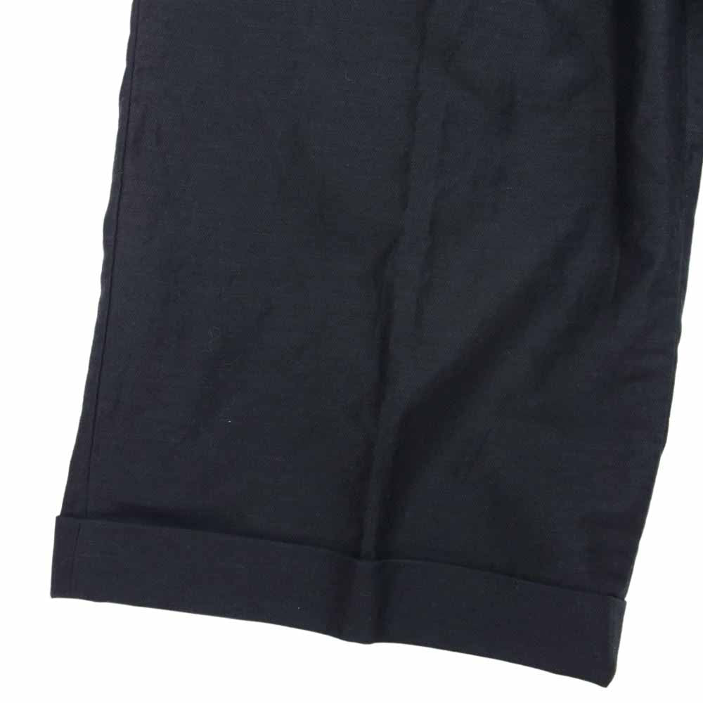 GRAPHPAPER グラフペーパー 22SS GM221-40250L L'ECHOPPE別注 MOLESKIN PT コットンリネン モールスキン パンツ ブラック系【中古】