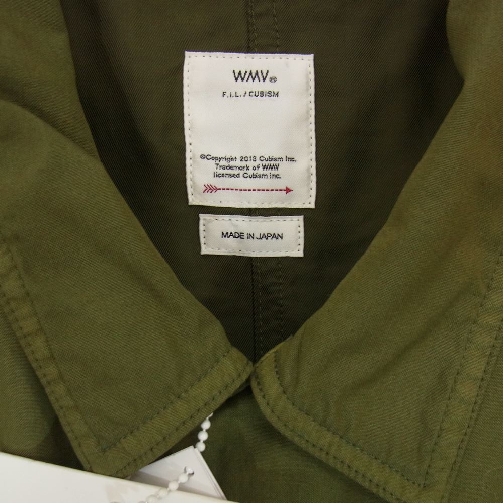 VISVIM ビズビム 21AW 0321205013004 WMV FOUR WINDS COAT W フォー ウィンズ コート モスグリーン系 00【中古】