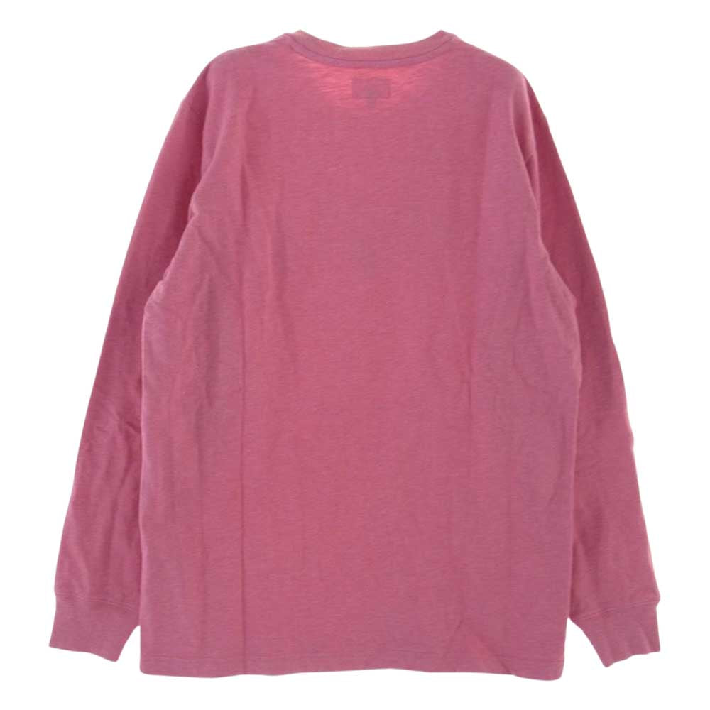 Supreme シュプリーム 16SS Arc Logo L/S Top アーチロゴ ロング スリーブ 長袖 Tシャツ ロンT  ピンク系 M【中古】