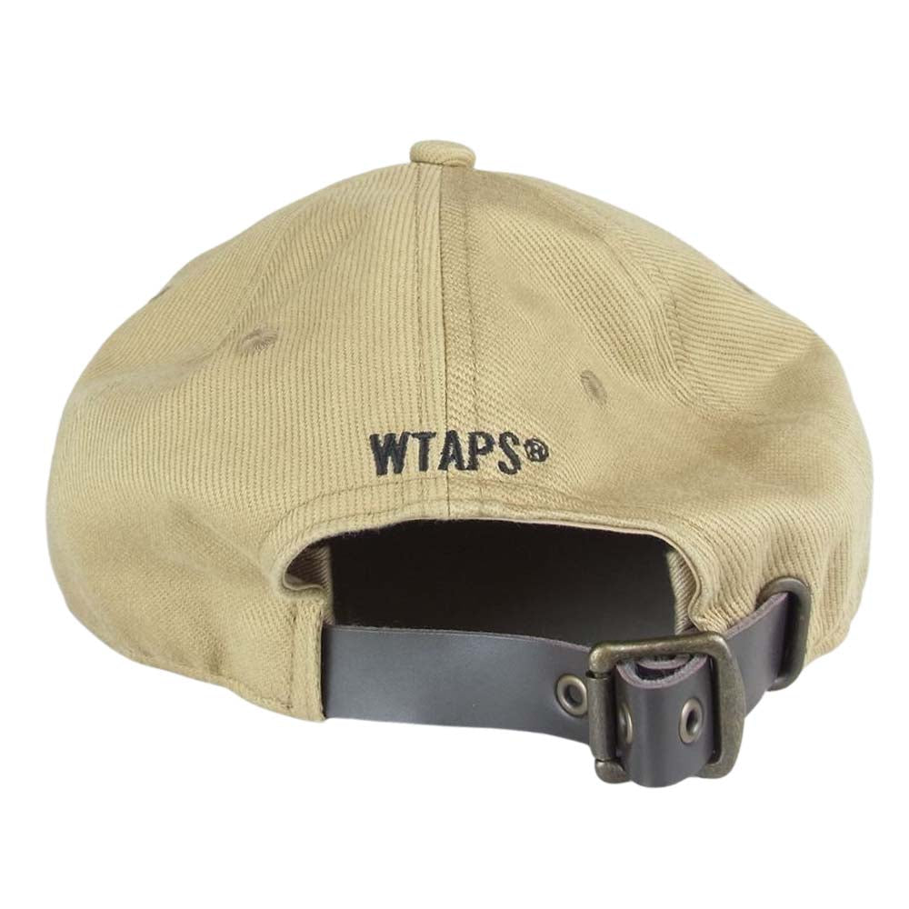 WTAPS ダブルタップス 212HCDT-HT07 T-6H 03 COTTON. TWILL CAP コットン ツイル キャップ  ベージュ系【中古】
