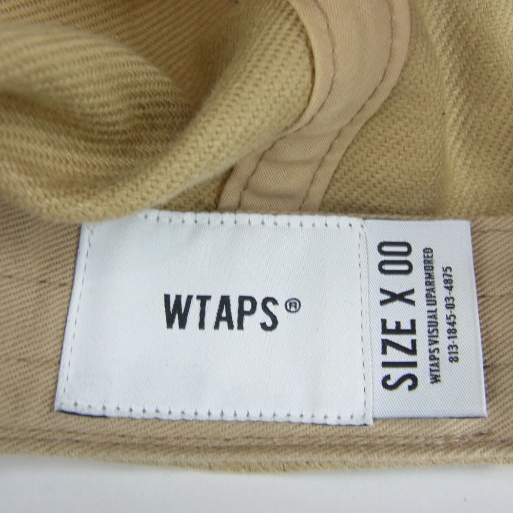 WTAPS ダブルタップス 212HCDT-HT07 T-6H 03 COTTON. TWILL CAP コットン ツイル キャップ  ベージュ系【中古】