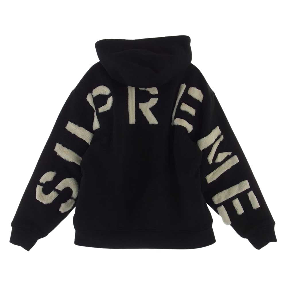 Supreme シュプリーム 22AW  Faux Fur Lined Zip Up Hooded Sweatshirt ジップ アップ スウェット パーカー ブラック系 S【新古品】【未使用】【中古】