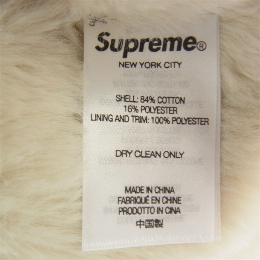 Supreme シュプリーム 22AW  Faux Fur Lined Zip Up Hooded Sweatshirt ジップ アップ スウェット パーカー ブラック系 S【新古品】【未使用】【中古】