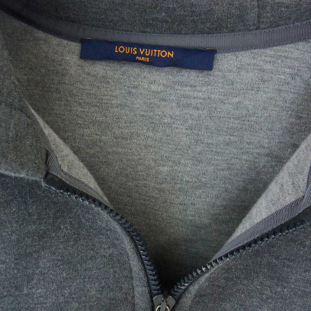 Shop Louis Vuitton Lvse double face travel jersey hoodie (DOUBLE