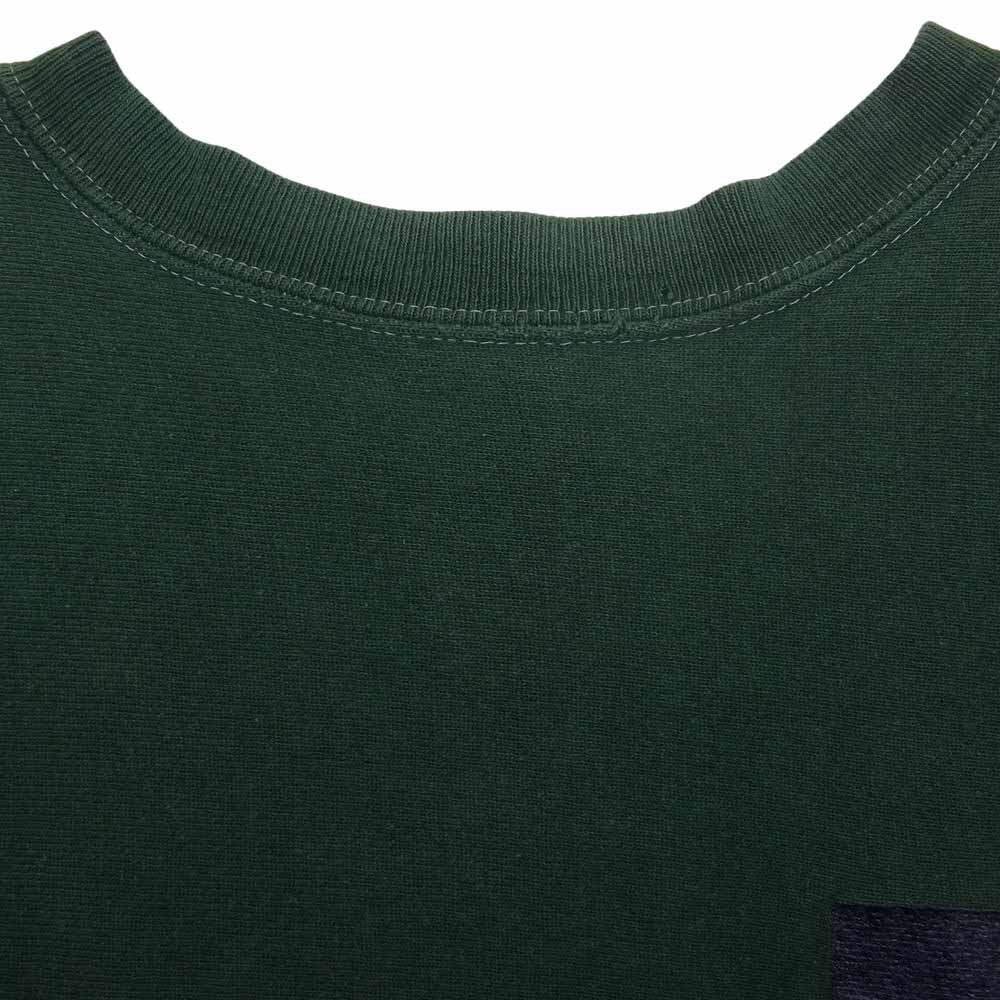 Champion チャンピオン 90s USA製 REVERSE WEAVE VIRGINIAロゴ リバースウィーブ スウェット トレーナー  グリーン系 L【中古】