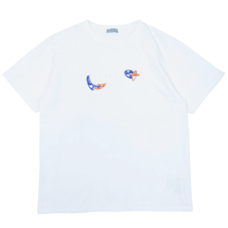 Dior ディオール 193J685D0554 KENNY SCHARF ロゴ オーバーサイズ Tシャツ ホワイト系 XL【中古】