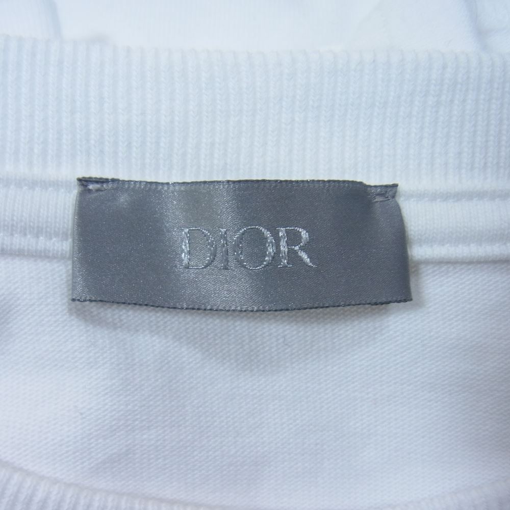 Dior ディオール 193J685D0554 KENNY SCHARF ロゴ オーバーサイズ Tシャツ ホワイト系 XL【中古】