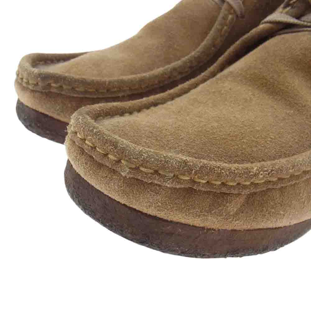 Clarks クラークス 35405 WALLABEE ワラビー ブーツ シューズ ライトブラウン系 28.0cm【中古】