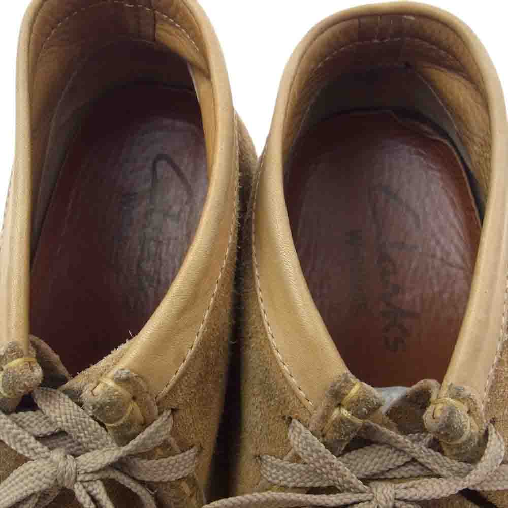 Clarks クラークス 35405 WALLABEE ワラビー ブーツ シューズ ライトブラウン系 28.0cm【中古】