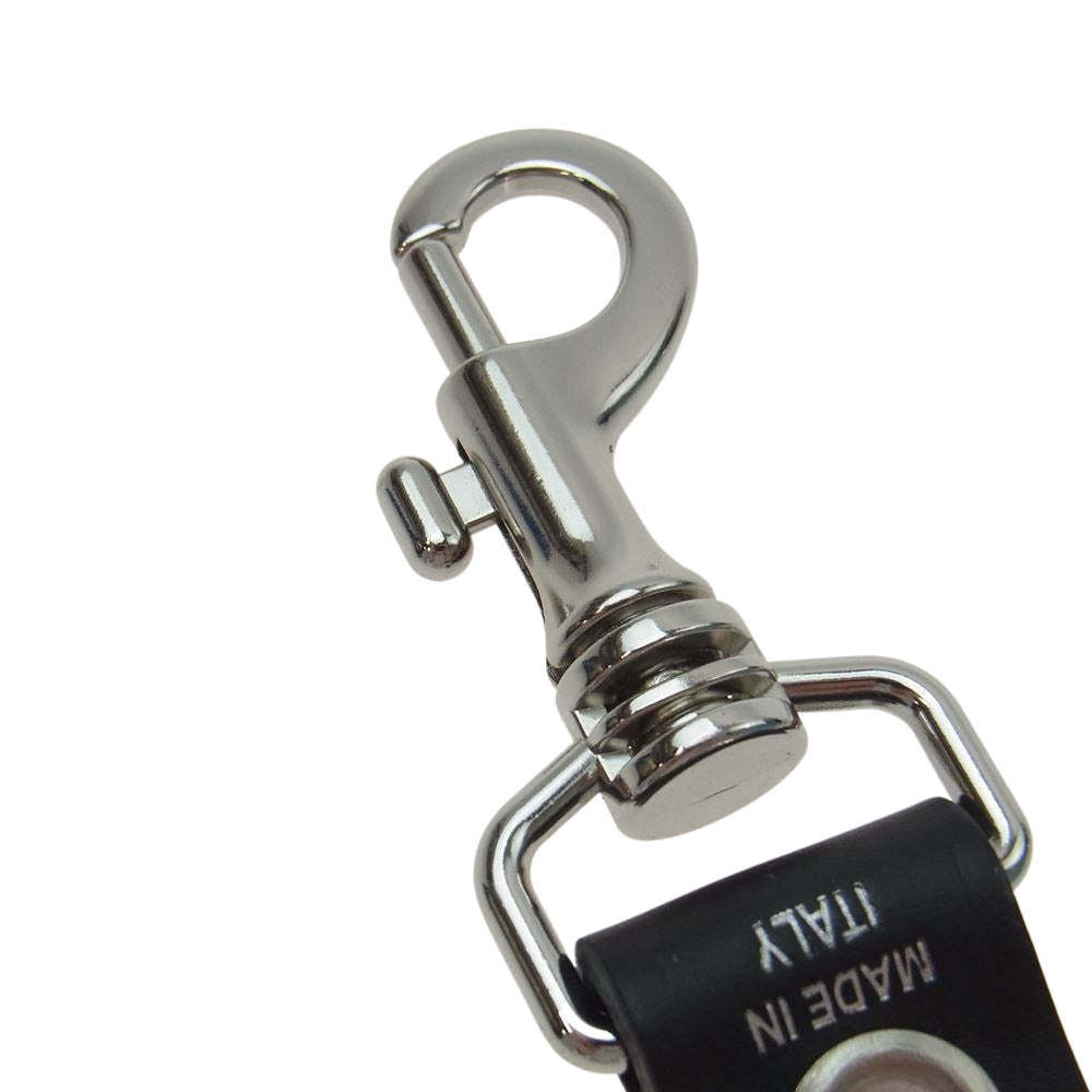 Supreme シュプリーム 21SS Leather Key Loop レザーキーループ キーホルダー キーチェーン ブラック系【極上美品】【中古】