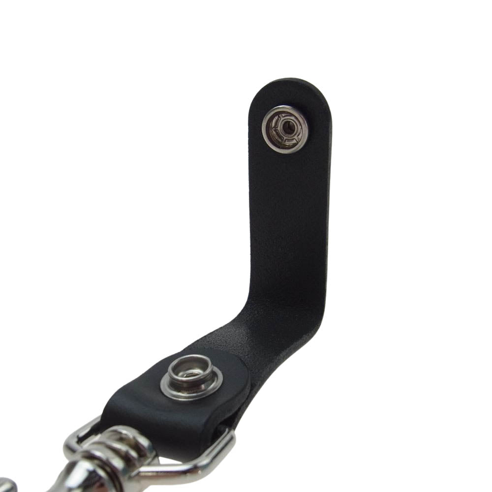 Supreme シュプリーム 21SS Leather Key Loop レザーキーループ キーホルダー キーチェーン ブラック系【極上美品】【中古】