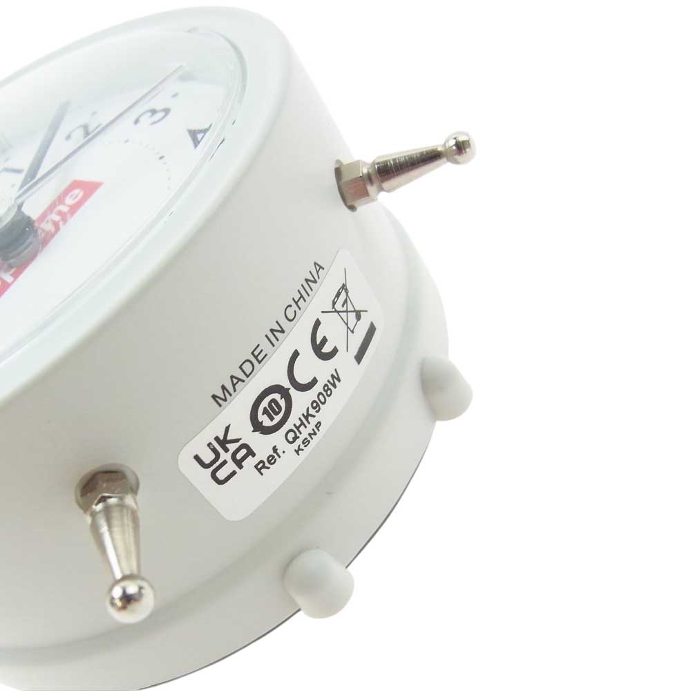 Supreme シュプリーム Seiko Alarm Clock White セイコー アラーム クロック 置時計 ホワイト系【新古品】【未使用】【中古】