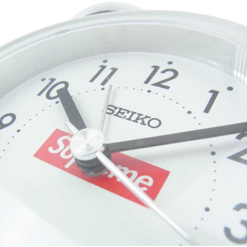 Supreme シュプリーム Seiko Alarm Clock White セイコー アラーム クロック 置時計 ホワイト系【新古品】【未使用】【中古】
