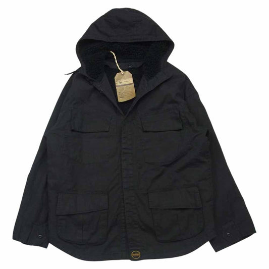 TENDERLOIN テンダーロイン rip stop bdu hooded リップ ストップ フーデッド ジャケット ブラック系 紫がかった黒系 S【極上美品】【中古】