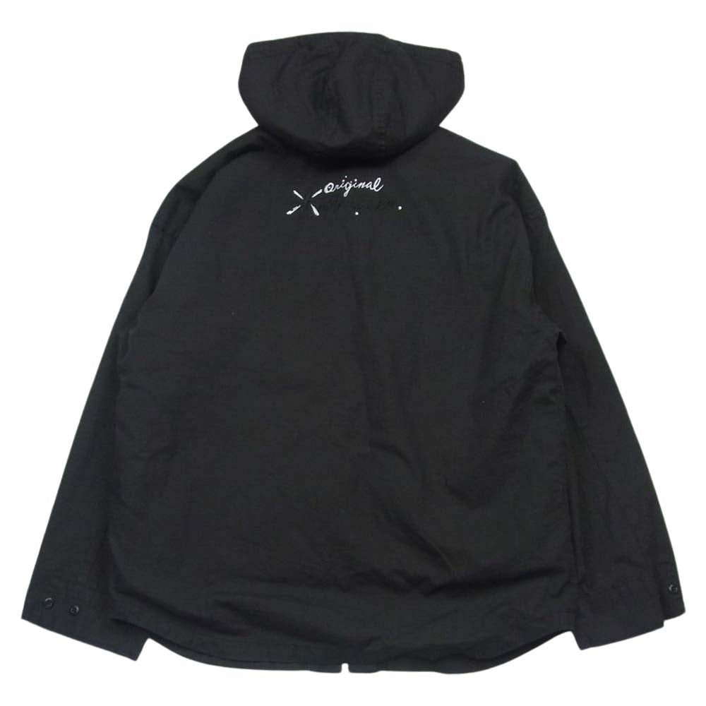 TENDERLOIN テンダーロイン rip stop bdu hooded リップ ストップ フーデッド ジャケット ブラック系 紫がかった黒系 S【極上美品】【中古】