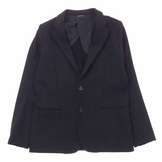junhashimoto ジュンハシモト 1032020014 COMFORT JACKET ジャージ コンフォート テーラード 2B ジャケット  ブラック系【美品】【中古】