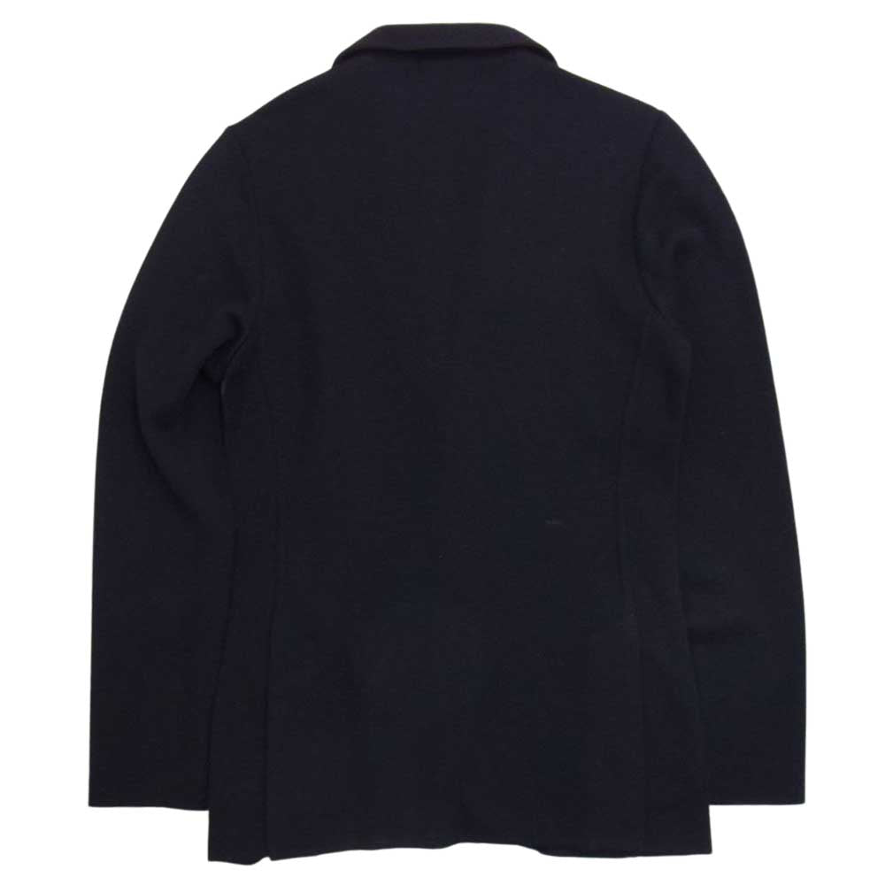 LARDINI ラルディーニ 811 ニット テーラード 2B ジャケット ネイビー系 S【中古】