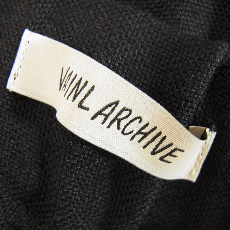 VAINL ARCHIVE ヴァイナルアーカイブ 22SS VAS22012 リネン ウール ショート パンツ ブラック系 M【中古】