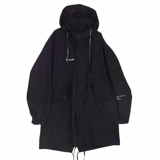 MONCLER モンクレール ×FRAGMENT フラグメント GENIUS ジーニアス BEPOP ビーポップ モッズ コート ブラック系 1【中古】