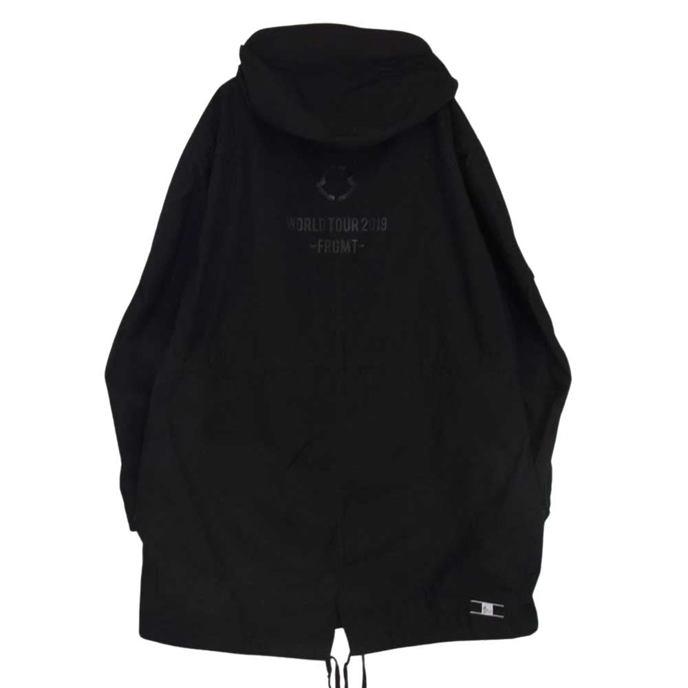 MONCLER モンクレール ×FRAGMENT フラグメント GENIUS ジーニアス BEPOP ビーポップ モッズ コート ブラック系 1【中古】