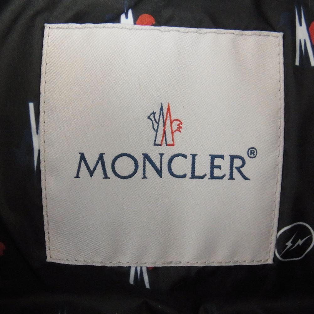 MONCLER モンクレール ×FRAGMENT フラグメント GENIUS ジーニアス ANTHEM アンセム ダウン ジャケット ブラック系 1【中古】