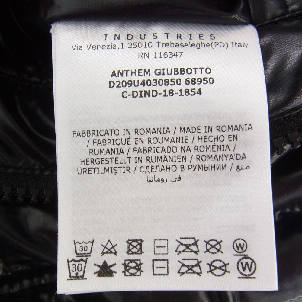 MONCLER モンクレール ×FRAGMENT フラグメント GENIUS ジーニアス ANTHEM アンセム ダウン ジャケット ブラック系 1【中古】