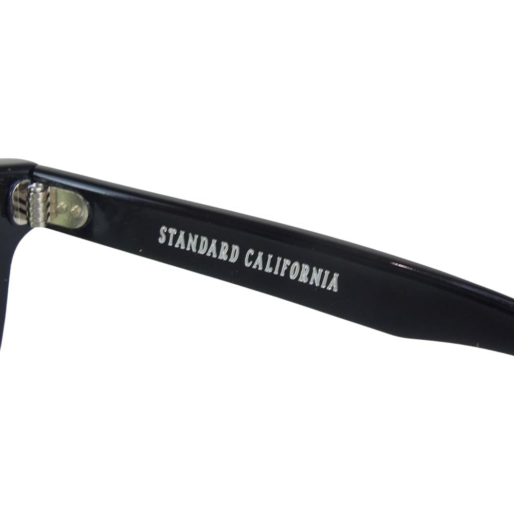 STANDARD CALIFORNIA スタンダードカリフォルニア KANEKO OPTICA 金子眼鏡 SD Sunglasses T4 サングラス 眼鏡 ブラック系【中古】
