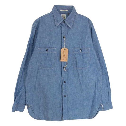 orSlow オアスロウ VINTEGE FIT DENIM SHIRT ヴィンテージ フィット デニム シャツ インディゴブルー系 1【美品】【中古】