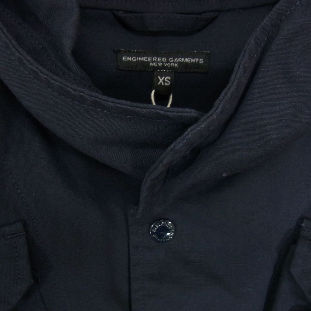 Engineered Garments エンジニアードガーメンツ Field Vest フィールド フード ベスト ダークネイビー系 XS【美品】【中古】