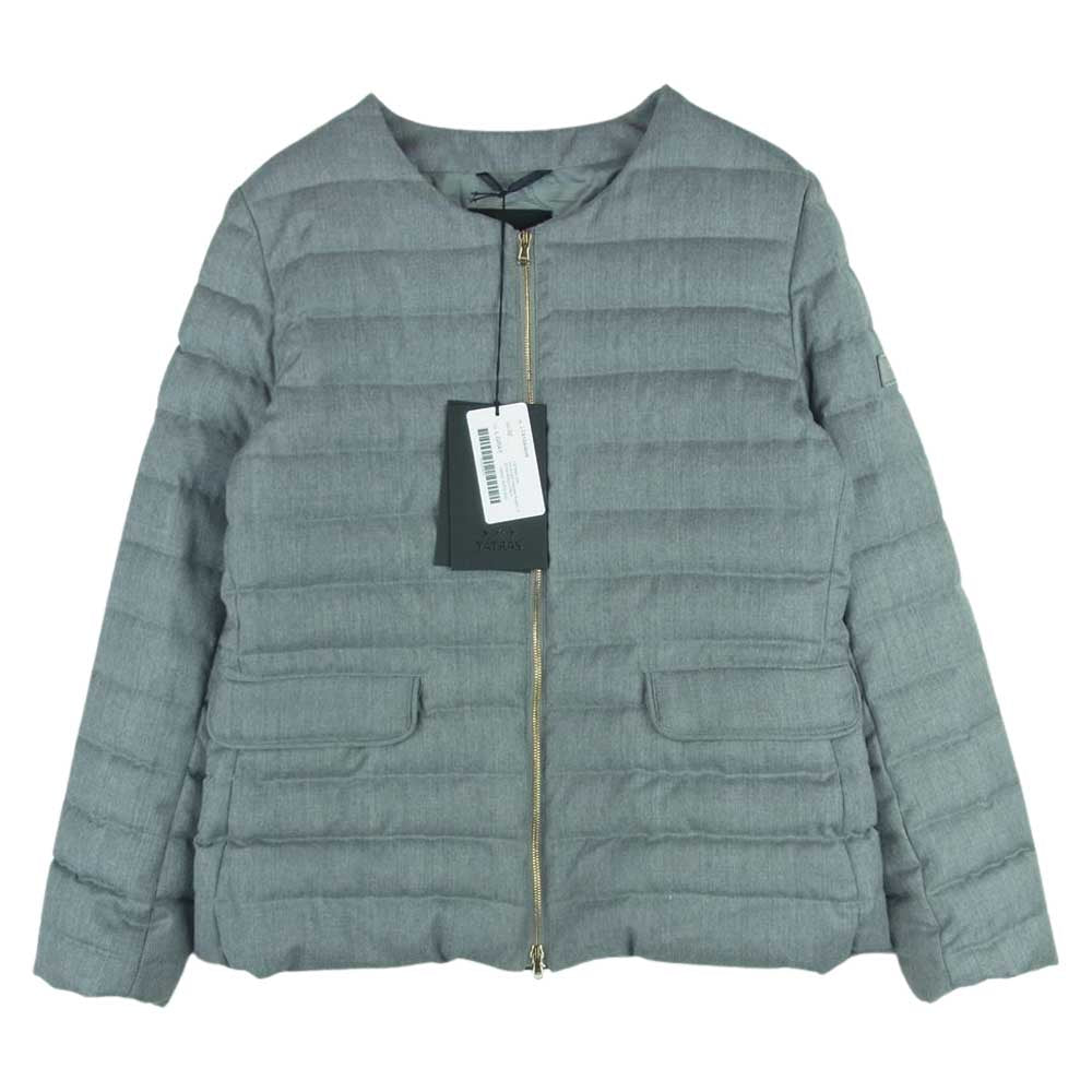 TATRAS タトラス 19AW LTA19A4648 SPINOZA ノーカラー ダウン ジャケット グレー系 02【新古品】【未使用】【中古】