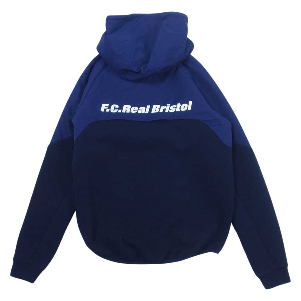 F.C.R.B. エフシーアールビー 20SS  FCRB-200044 F.C.Real Bristol VENTILATION HOODIE エフシーレアル ブリストル ベンチレーション フーディー ジップ パーカー ブラック系 ネイビー系 S【中古】