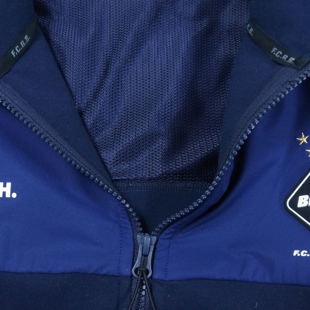 F.C.R.B. エフシーアールビー 20SS  FCRB-200044 F.C.Real Bristol VENTILATION HOODIE エフシーレアル ブリストル ベンチレーション フーディー ジップ パーカー ブラック系 ネイビー系 S【中古】