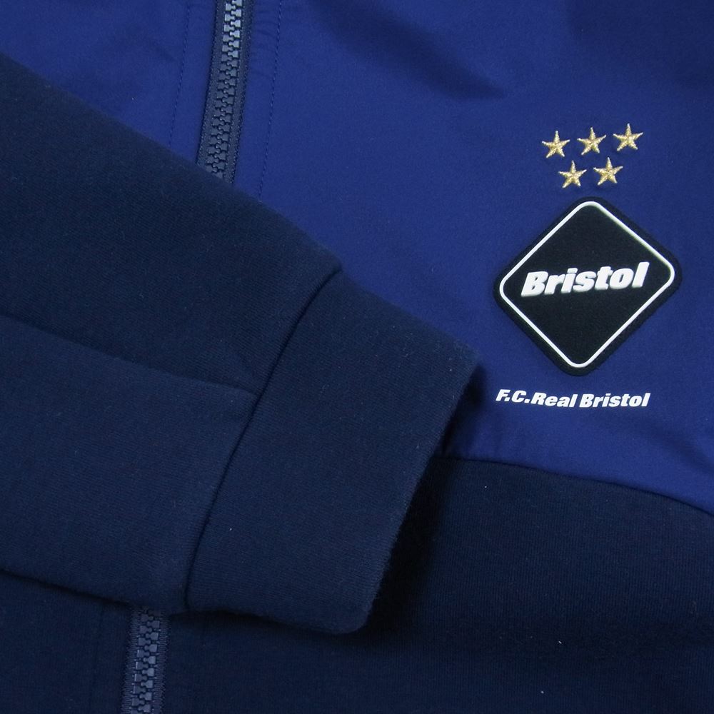 F.C.R.B. エフシーアールビー 20SS  FCRB-200044 F.C.Real Bristol VENTILATION HOODIE エフシーレアル ブリストル ベンチレーション フーディー ジップ パーカー ブラック系 ネイビー系 S【中古】