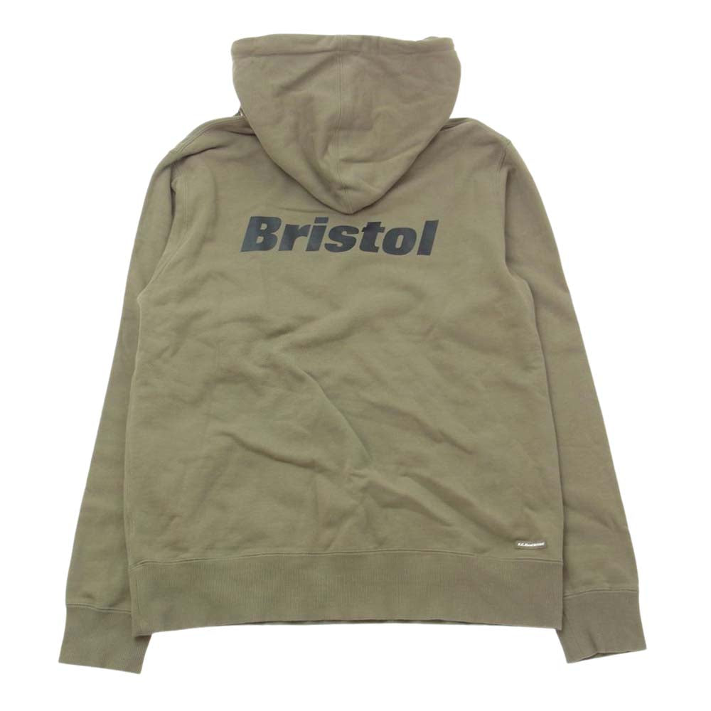 F.C.R.B. エフシーアールビー 22ss  FCRB-20055 FCRB-20058 F.C.Real Bristol FCRB エフシー レアルブリストル AUTHENTIC LOGO SWEAT HOODIE ロゴプリントスウエット パーカー EMBLEM SWEAT PANTS エンブレム スウエット パンツ 上下 セットアップ オリーブ系【中古】