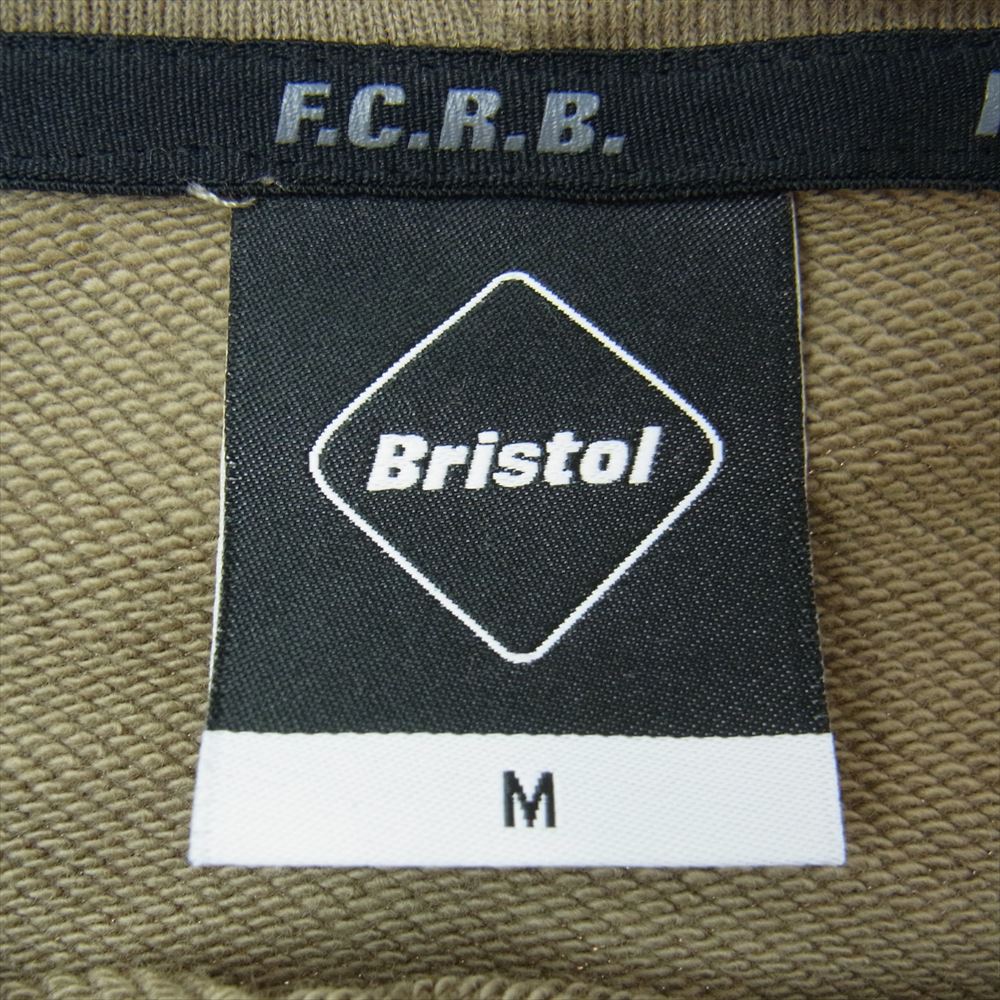 F.C.R.B. エフシーアールビー 22ss  FCRB-20055 FCRB-20058 F.C.Real Bristol FCRB エフシー レアルブリストル AUTHENTIC LOGO SWEAT HOODIE ロゴプリントスウエット パーカー EMBLEM SWEAT PANTS エンブレム スウエット パンツ 上下 セットアップ オリーブ系【中古】