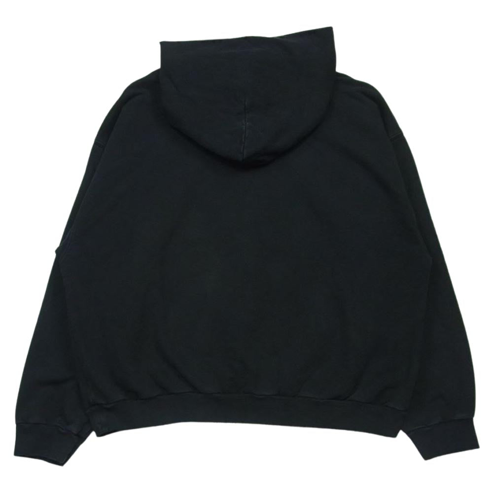 BALENCIAGA バレンシアガ 720426 TNVV1 Be different ダメージ加工 プルオーバー パーカー ポルトガル製 ブラック系 M【中古】