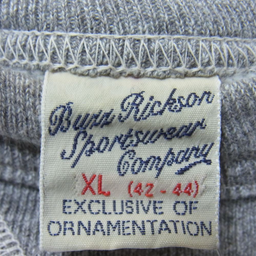 Buzz Rickson's バズリクソンズ SET-IN CREW NECK SWEAT セットイン クルー スウェット グレー系 XL【中古】