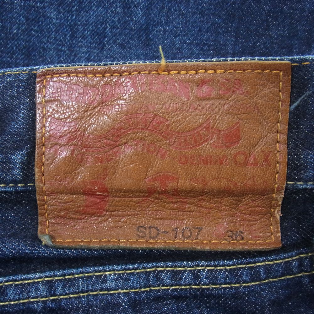 STUDIO D’ARTISAN ステュディオダルチザン SD-107 15oz スーパータイト ストレート デニム インディゴブルー系 36【中古】