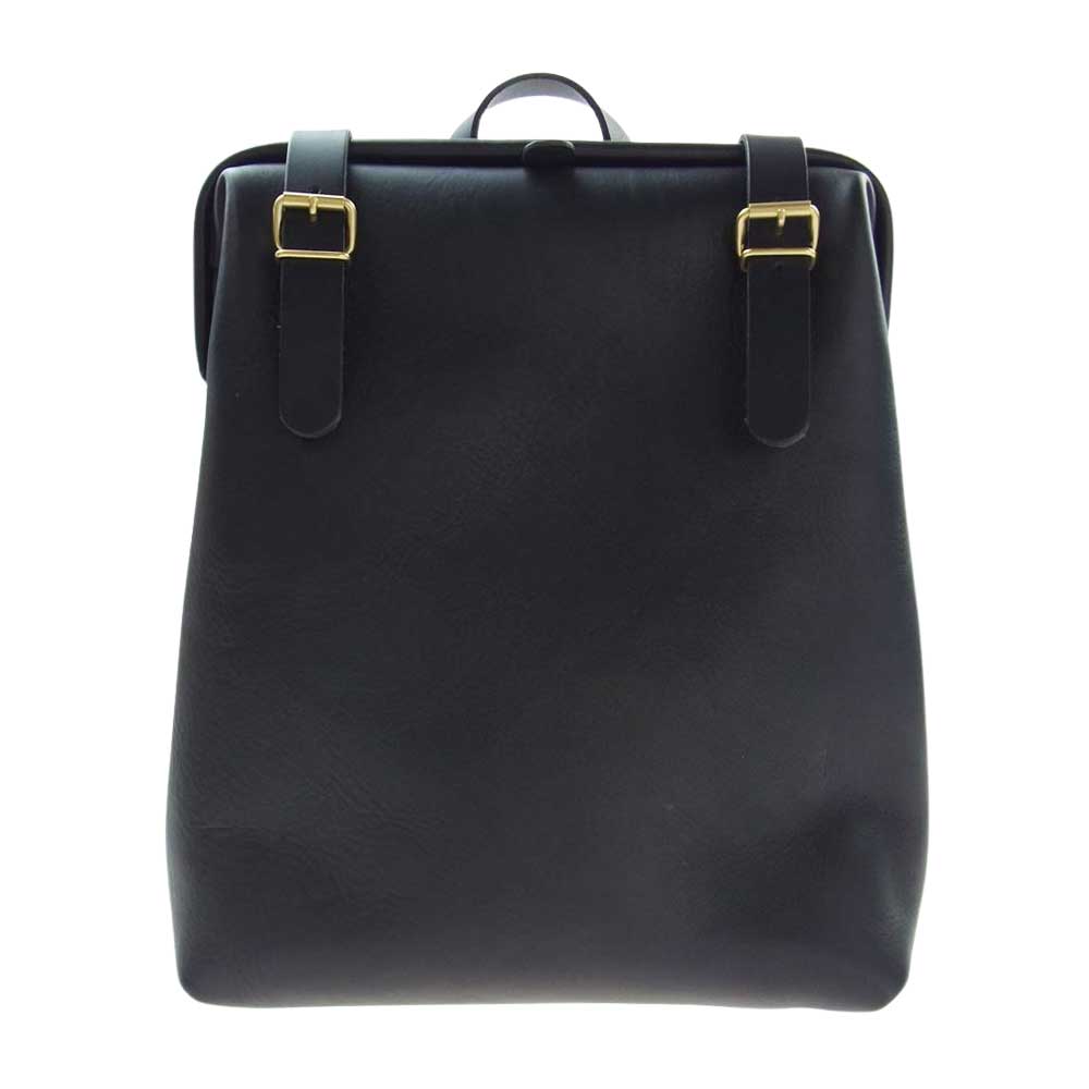 HERZ ヘルツ R-143-BK Lax Ruck ラックス オールレザー リュック ブラック系【美品】【中古】