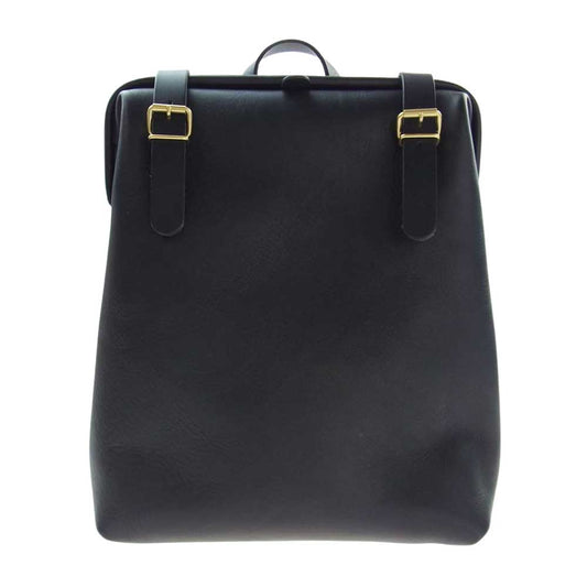 HERZ ヘルツ R-143-BK Lax Ruck ラックス オールレザー リュック ブラック系【美品】【中古】