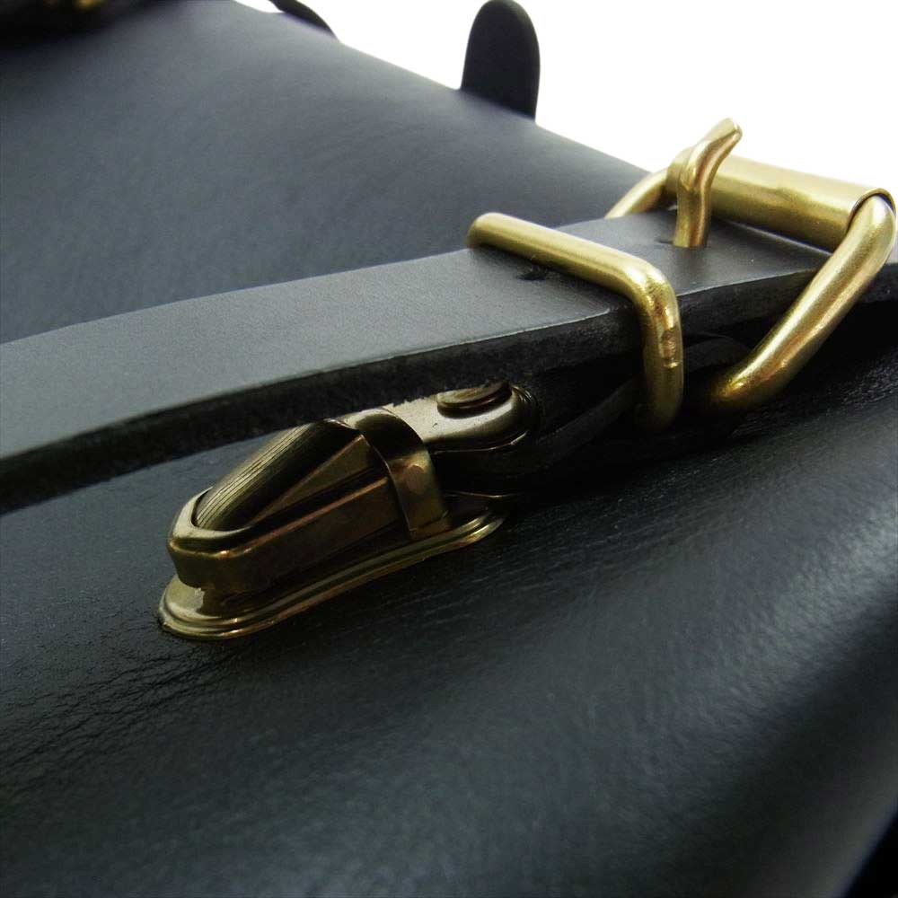 HERZ ヘルツ R-143-BK Lax Ruck ラックス オールレザー リュック ブラック系【美品】【中古】
