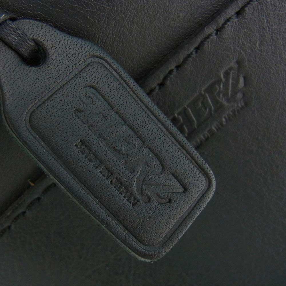 HERZ ヘルツ R-143-BK Lax Ruck ラックス オールレザー リュック ブラック系【美品】【中古】