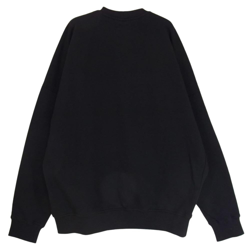 Rick Owens リックオウエンス Champion チャンピオン CM2180005 216760 20SS PULLOVER SWEAT 刺繍 ロゴ スウェット ブラック系 M【極上美品】【中古】