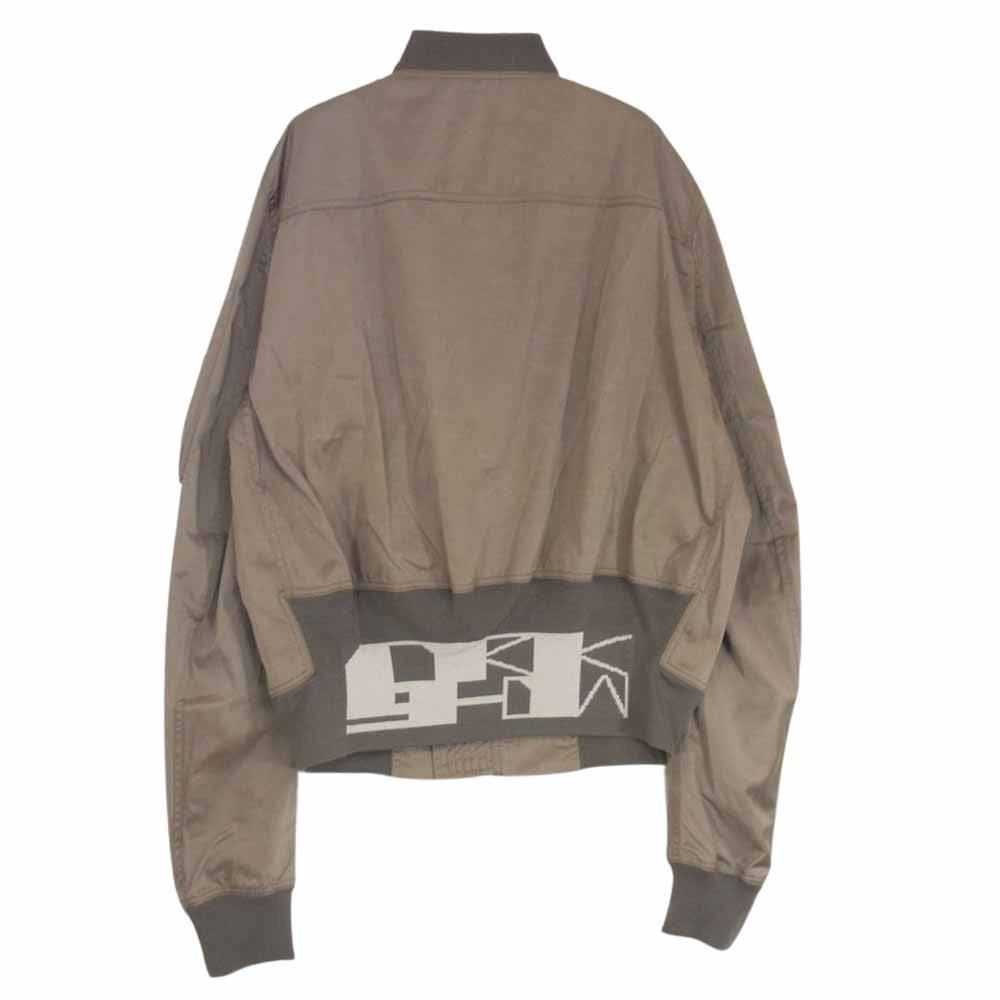 Rick Owens リックオウエンス DRKSHDW ダークシャドウ DU21S2771TAR FLIGHT BOMBER ボンバー ジャケット カーキ系 M【極上美品】【中古】