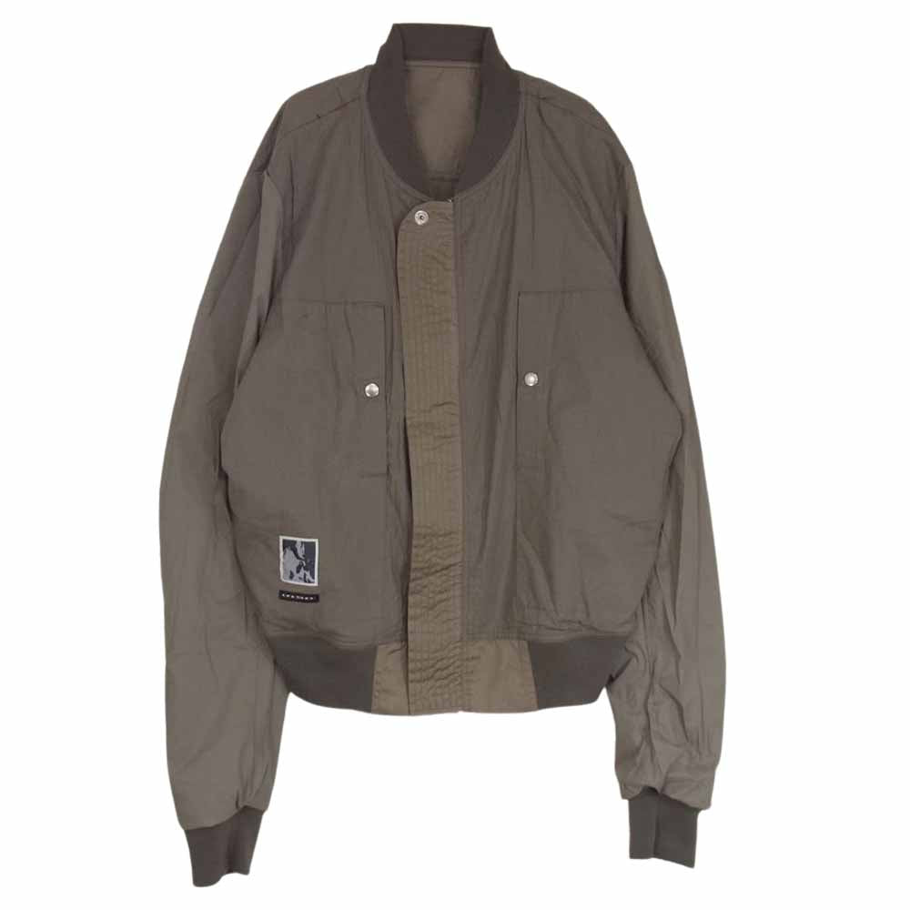Rick Owens リックオウエンス DRKSHDW ダークシャドウ DU21S2771TAR FLIGHT BOMBER ボンバー ジャケット カーキ系 M【極上美品】【中古】