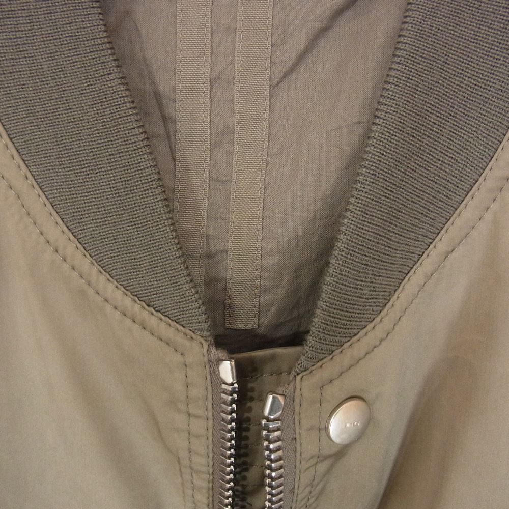 Rick Owens リックオウエンス DRKSHDW ダークシャドウ DU21S2771TAR FLIGHT BOMBER ボンバー ジャケット カーキ系 M【極上美品】【中古】