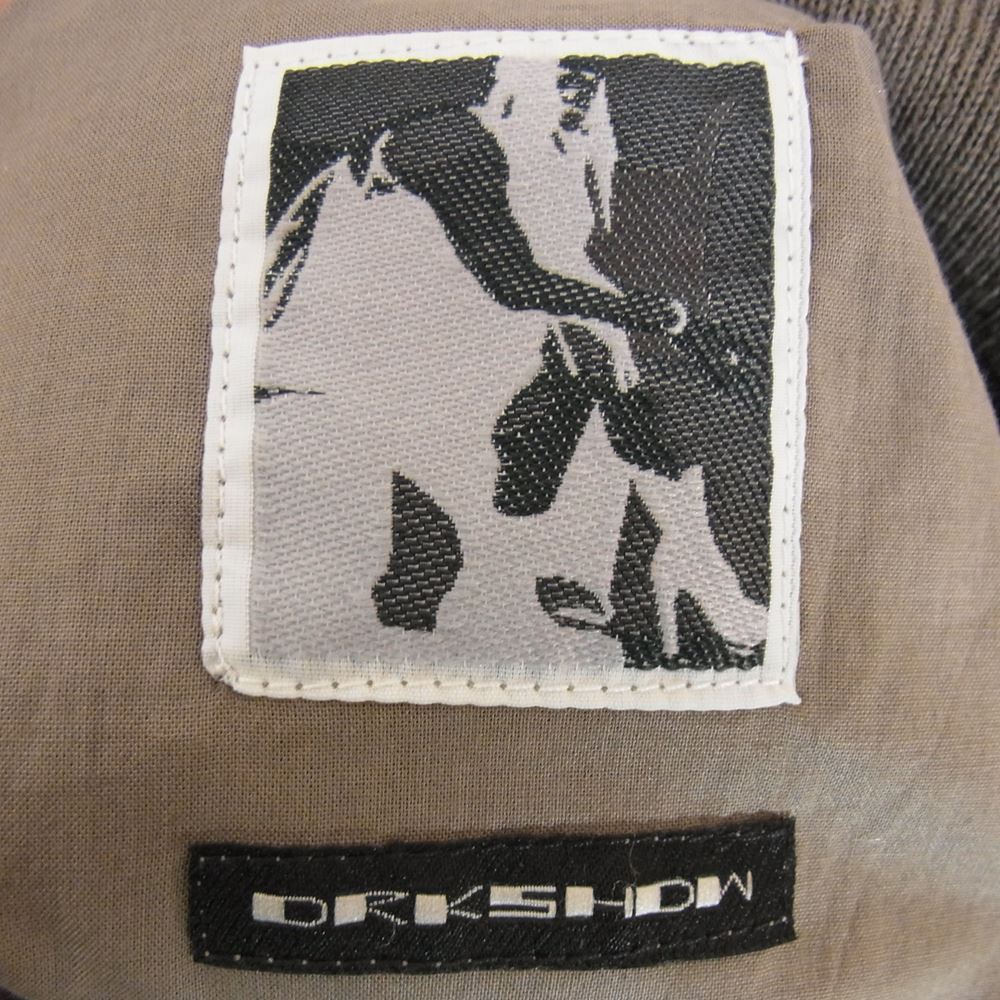 Rick Owens リックオウエンス DRKSHDW ダークシャドウ DU21S2771TAR FLIGHT BOMBER ボンバー ジャケット カーキ系 M【極上美品】【中古】