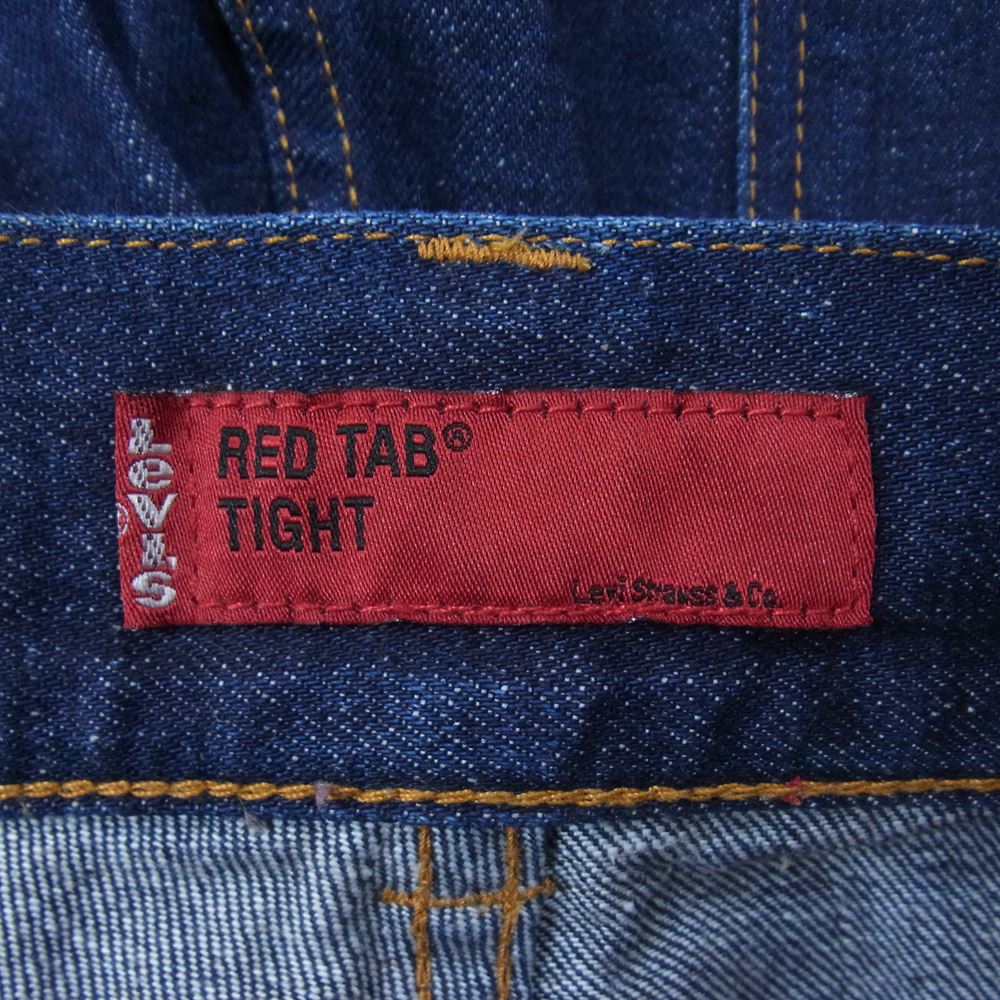 Levi's リーバイス RED TAB TIGHT ブッシュ デニム パンツ ジーンズ インディゴブルー系 表記無(W30程度)【中古】