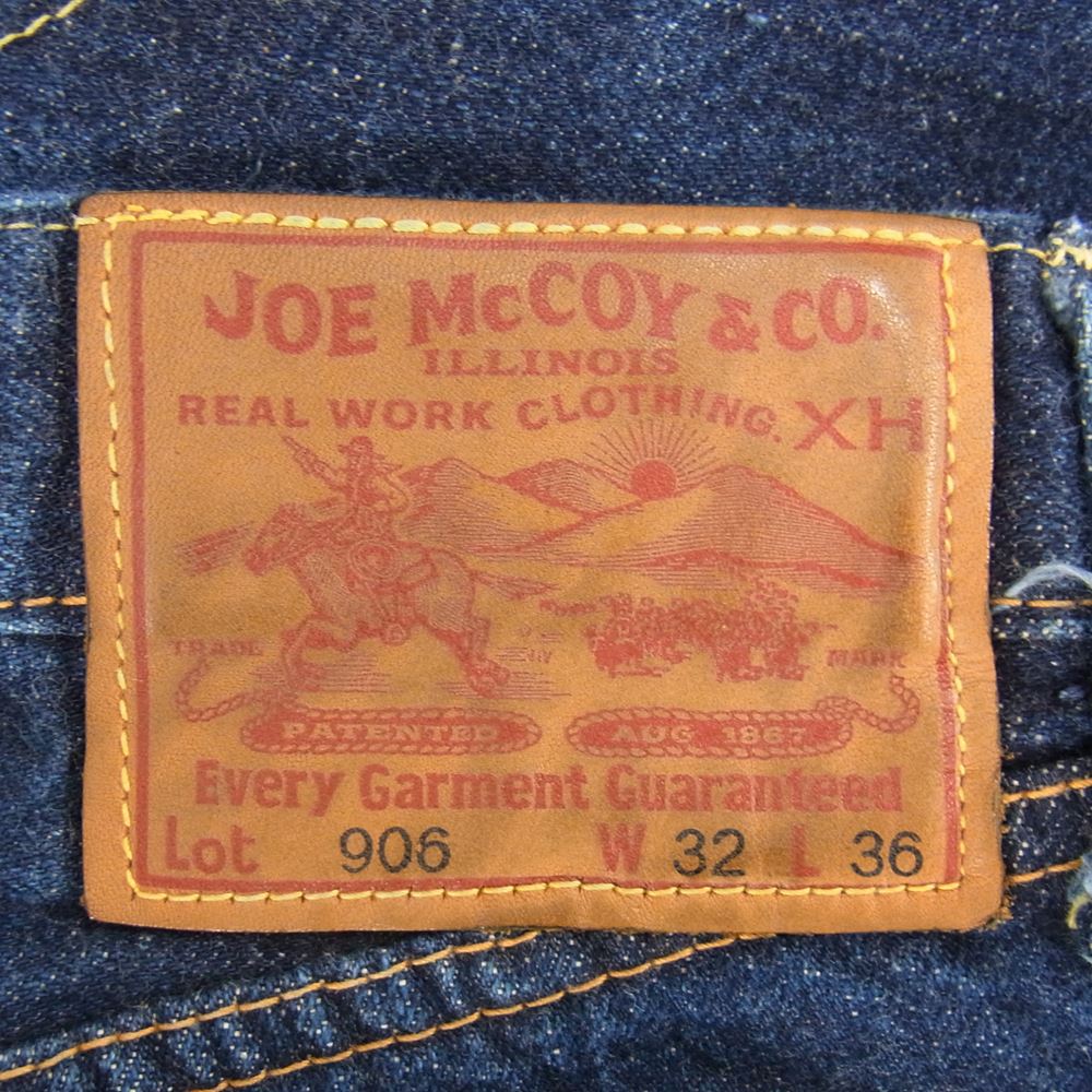 ジョーマッコイ Lot.906 ストレート デニム パンツ 旧マッコイ インディゴブルー系 32【中古】
