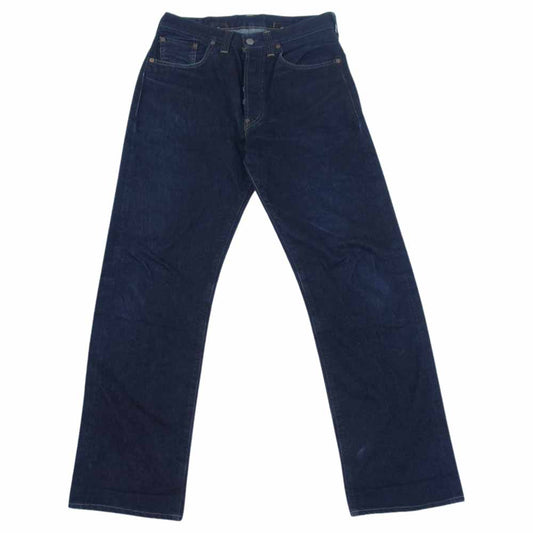 Levi's リーバイス 201 0003 USA製 201XX 復刻 モデル 裏刻印555 レプリカ デニム パンツ インディゴブルー系 33【中古】
